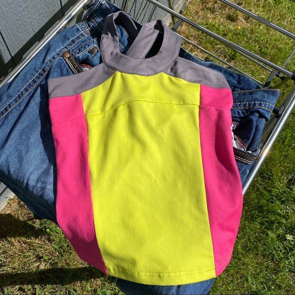 Limeapple Sport Cross Neck Athletic Tank